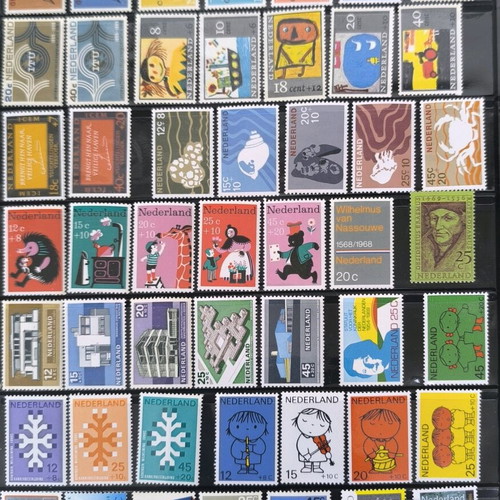 Netherlands stamps new, 160+ unsealed sets