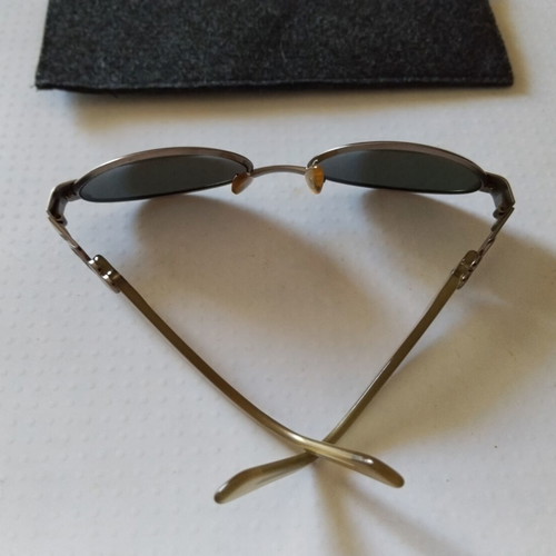 Moschino Vintage Sunglasses M 3029-S Like New, Gunmetal Beige