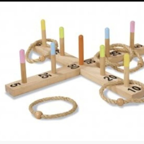 Eichhorn Wooden Ring Toss Game like new
