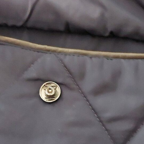 Prince Oliver Luxury Slim-Fit Quilted Jacket used, navy blue