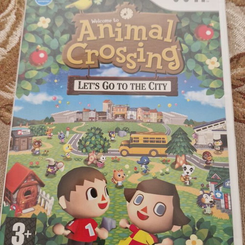 Animal Crossing Let's Go to the City empty game box