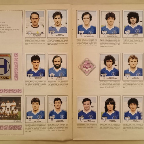 Football 83 Panini sticker album used with 431 stickers