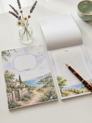 Handmade A5 Notebook new, 50 colorful sheets with cover