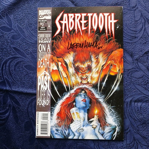 Sabretooth limited series 4 issues used with Larry Hama signature
