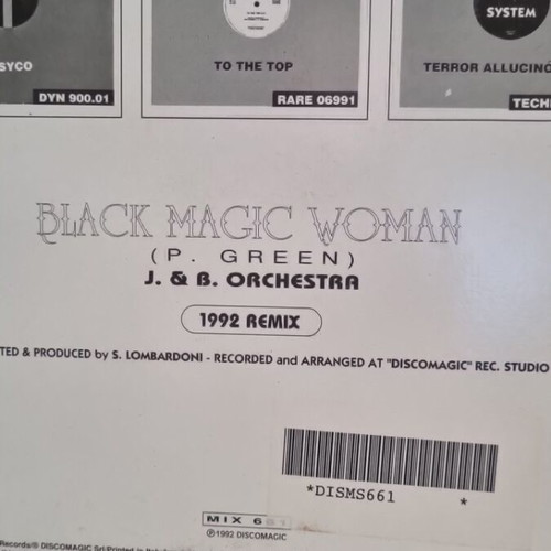 Black Magic Woman 1992 Remix vinyl used