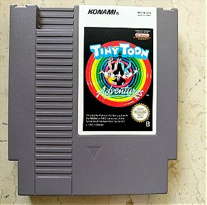 Nintendo NES Video Game Cartridge Κασσέτα Tiny Toon Adventures Αυθεντικό