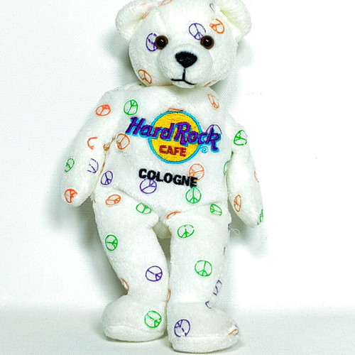 Hard Rock Cafe Cologne Teddy Bear 2004 limited edition, like new