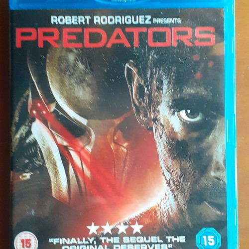 Predators Blu-Ray and DVD movie like new, horror sci-fi action