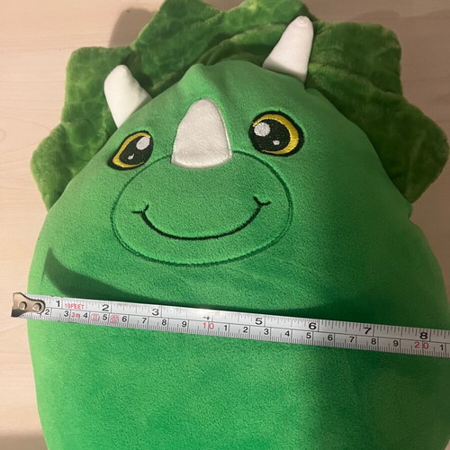 Baby plush triceratops dinosaur bear like new, 30 cm