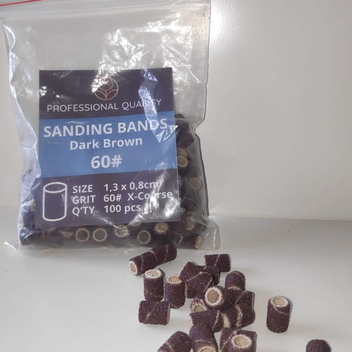 Sanding bands for nail drill 100 pcs 60# very hard new