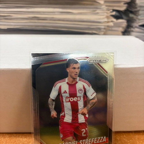 2025-26 Panini Prizm Fifa Gabriel Strefezza base card Olympiacos new