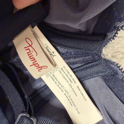 Lace Bra Triumph 80D Blue new