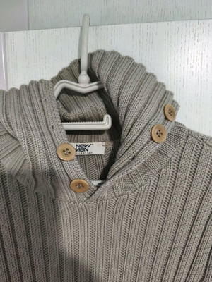 Winter blouse beige, slim fit, like new, size M