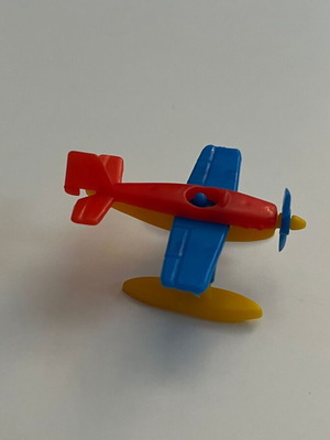 Collectible Bruder airplane 1980s like new, plastic seaplane