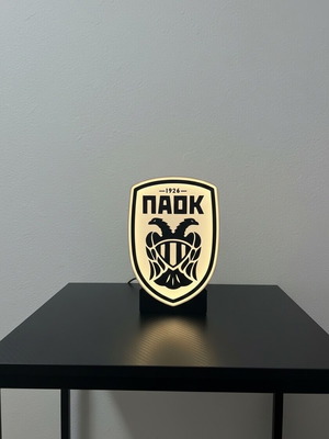 Φωτιστικό ΠΑΟΚ LED καινούργιο, διακοσμητικό γραφείου