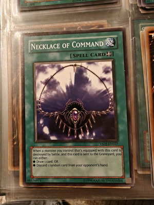 Yu-Gi-Oh card Necklace of Command like new