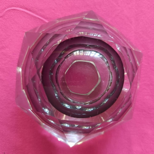 Murano Flavio Poli ashtray made of handmade glass like new