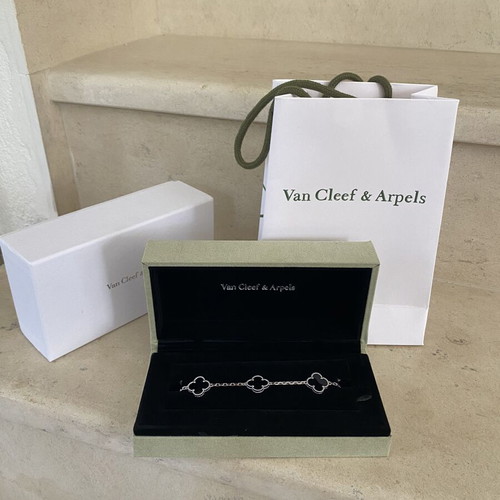 Van Cleef & Arpels βραχιόλι Alhambra unisex με όνυχα καινούργιο