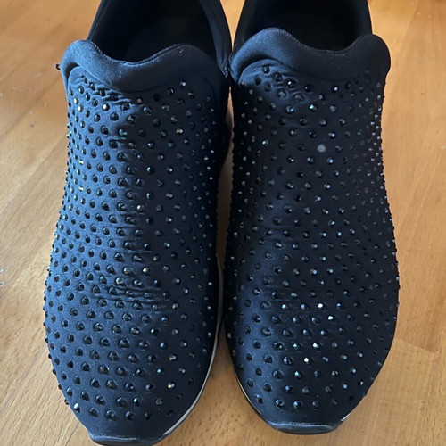 Ash women's sneakers like new, black with stones