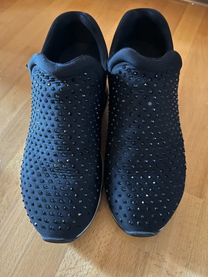 Ash women's sneakers like new, black with stones
