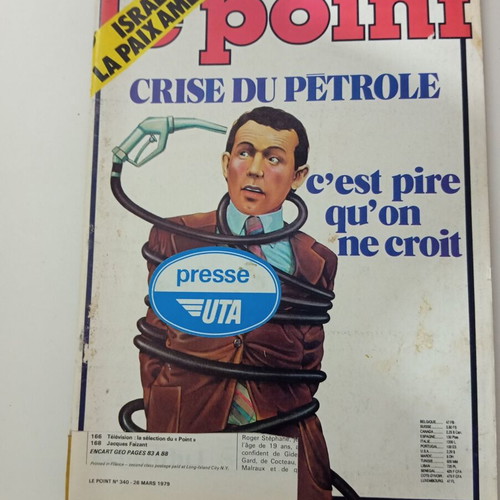 French magazine Le Point No 340 used, March-April 1979