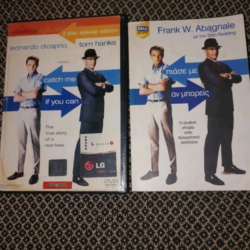 Catch Me If You Can DVD and book like new