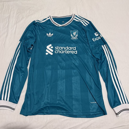 Liverpool FC Adidas Long Sleeve Jersey Like New Size L