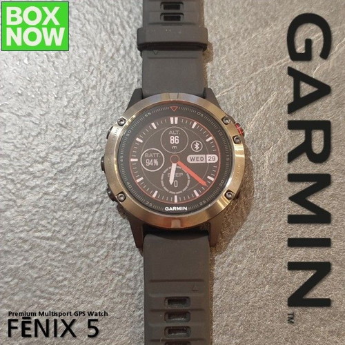 Garmin Fenix 5 smartwatch used, Slate Grey, stainless steel, Gorilla Glass 47mm