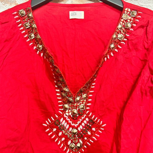 Ivory Coast tunic size 38 like new, red
