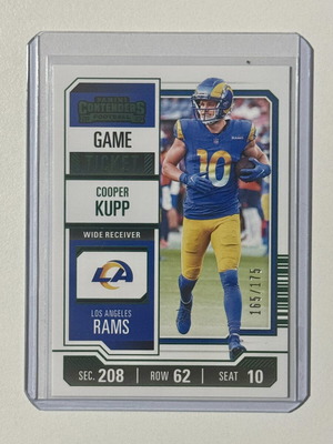 2023 Panini Contenders Green Game Ticket #61 Cooper Kupp 165/175 καινούργιο