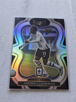 Ademola Lookman Mezzanine Silver Prizm #118 Panini 2025-26 Select Serie A card like new