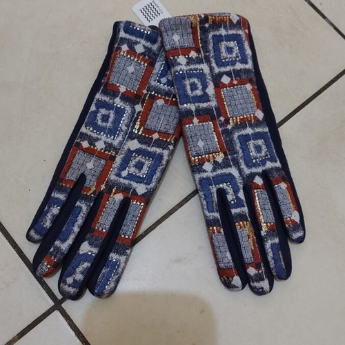 Shop And Co gloves new, multicolor with velvet feel inside