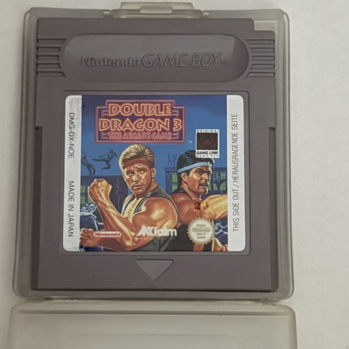 Double Dragon 3 The Arcade Game Nintendo Game Boy used PAL NOE CIB