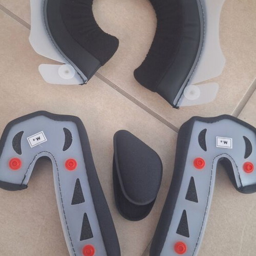 Helmet interior pads new, replacement for motorcycle helmet