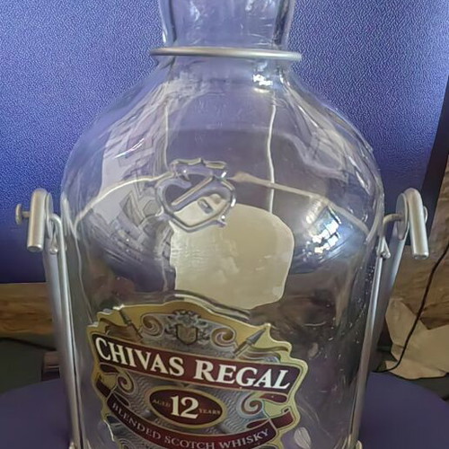 Chivas Regal 4.5lt empty bottle used