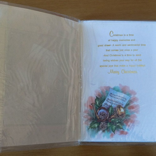 Christmas cards new, set of 4 pieces