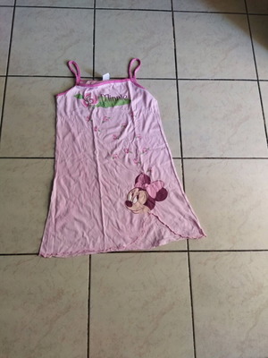 Παιδικό ροζ νυχτικό Minnie Mouse Disney μεταχειρισμένο, μέγεθος S