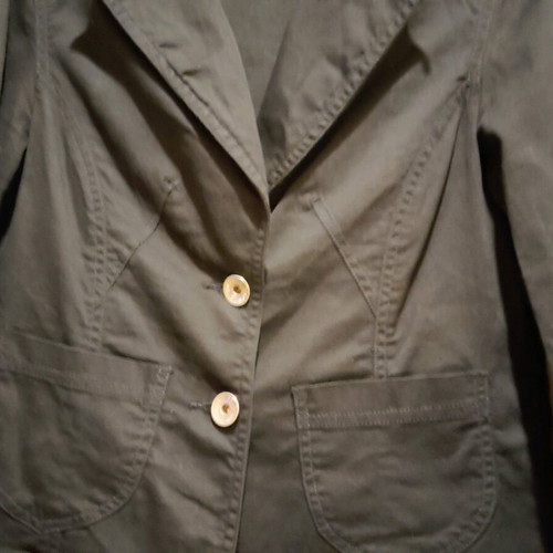 Splendid women's black denim jacket new with back design