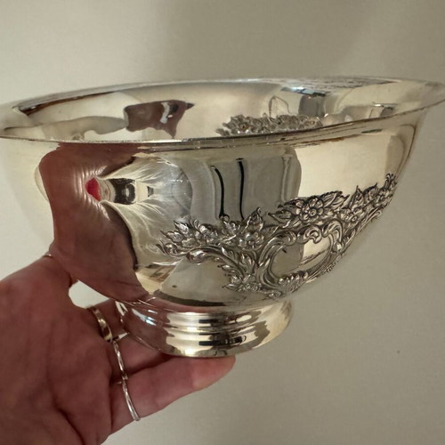 Silver-plated decorative bowl Stavros Nisiotis used