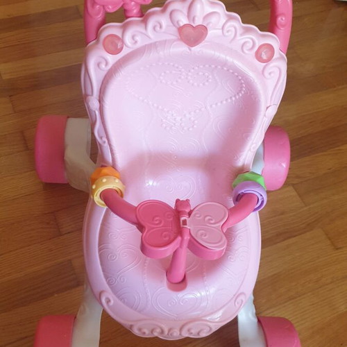 Fisher Price walker/stroller pink used