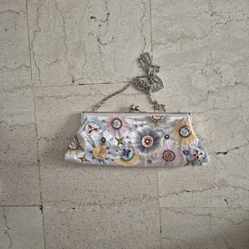 Wedding bag crossbody like new, white