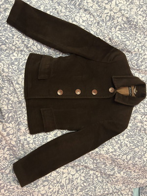 Rococo σακάκι σαν καινούργιο, μέγεθος medium, angora μαλλί κασμίρι, καφέ