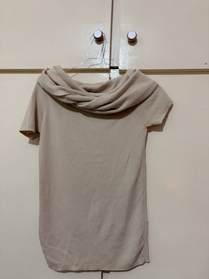 Zara short sleeve shirt size L like new, beige