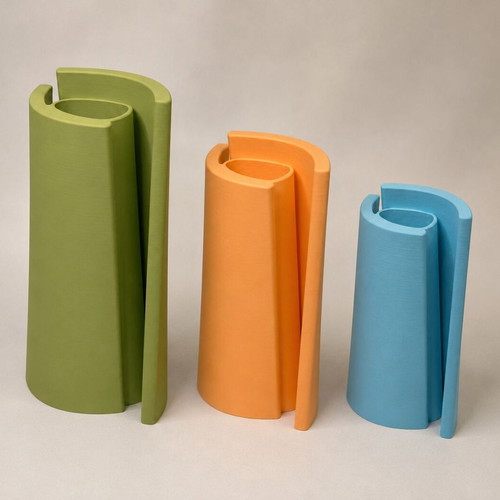 Set of 3 Strovilos vases 3D printed, made to order, minimal design