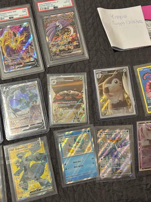 Pokemon cards used, pack and singles