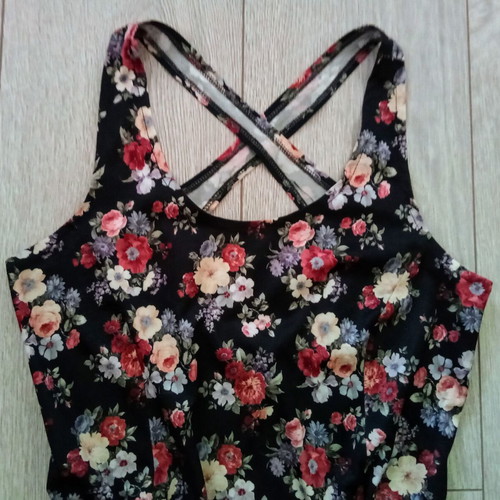 Extreme mini dress like new, size S, multicolor