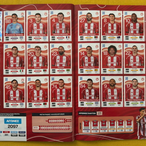 Panini Super League 2024-25 Sticker Collection like new