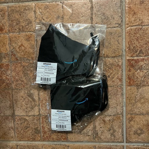 Fabric protective mask new, set of 2 pieces
