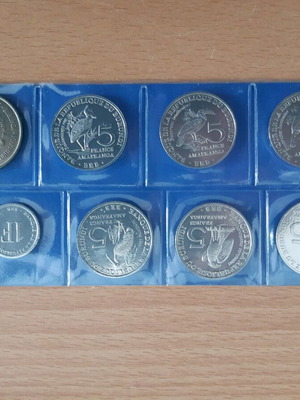 Burundi coins new, set of 8 different