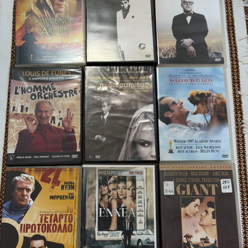 DVD collection like new with original movies and Greek subtitles